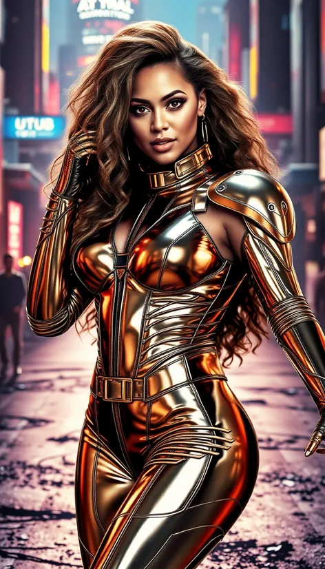 beyonce metal suit