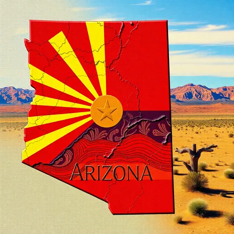 az flag map