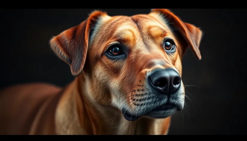 realistic dog drawing