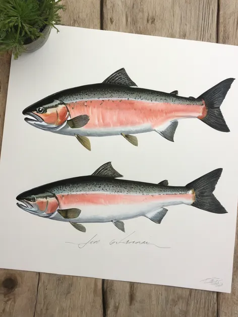 salmon drawing