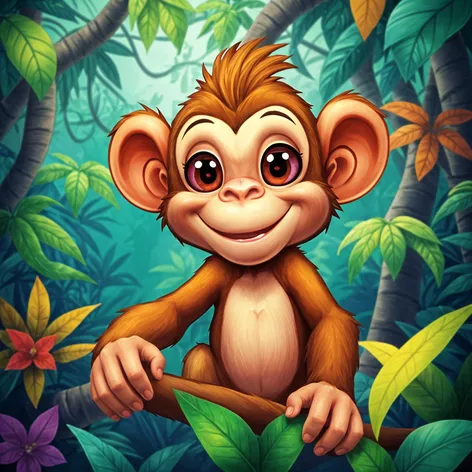 monkey cartoon