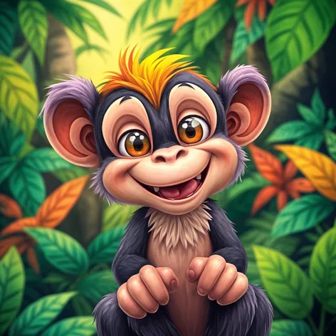 monkey cartoon