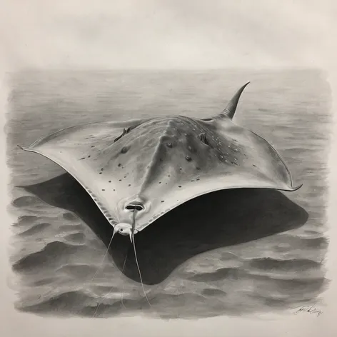 sting ray drawing