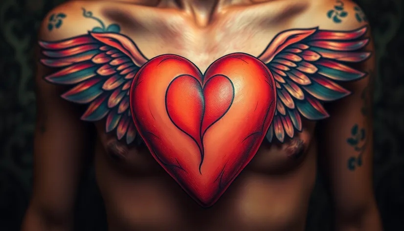 tattoos heart with wings