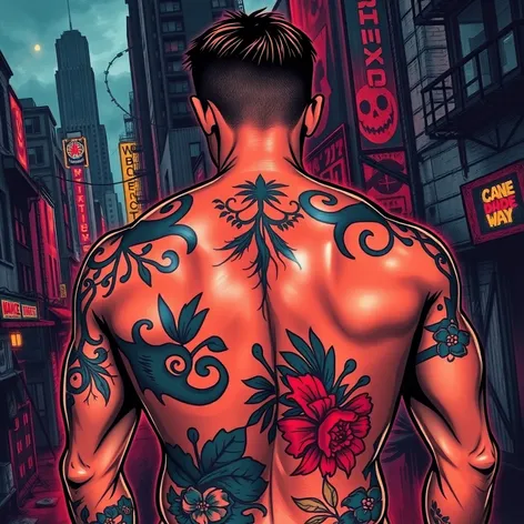 back guy tattoos