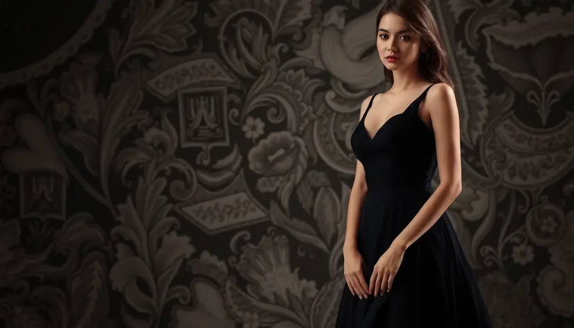 aesthetic black dress