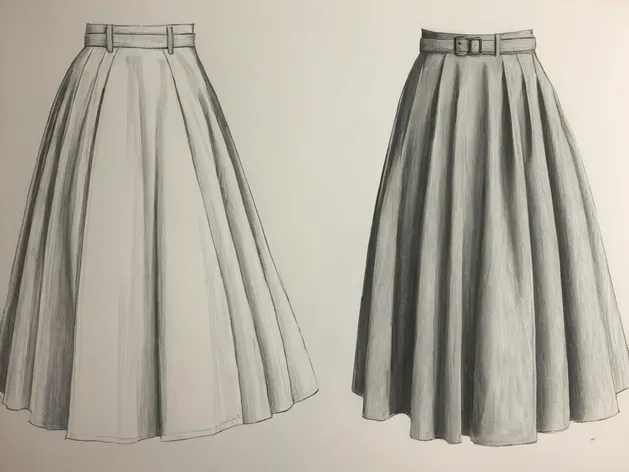 skirt drawing