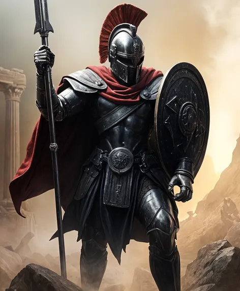 Fantasy Spartan knight warrior