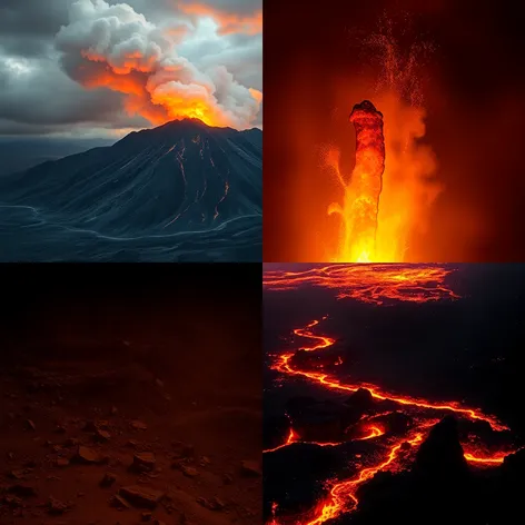 before and after volcanic