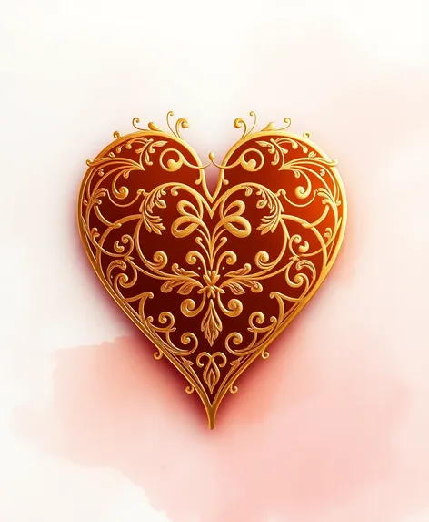 gold heart