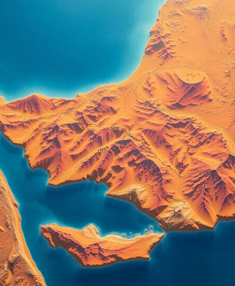 map of sinai peninsula