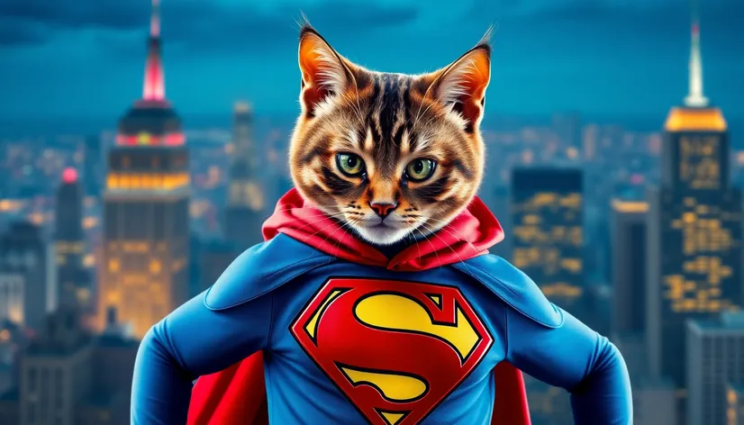 superman cat outfit