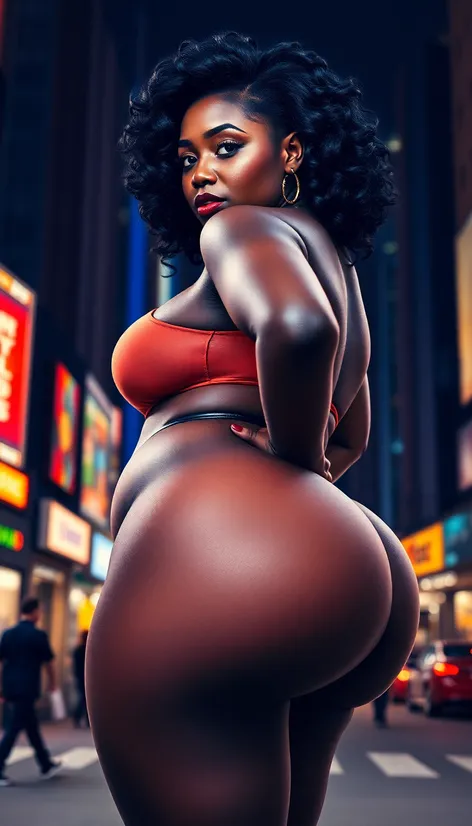 fat black big booty