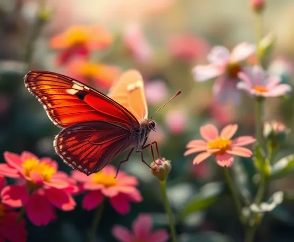 reddish butterfly