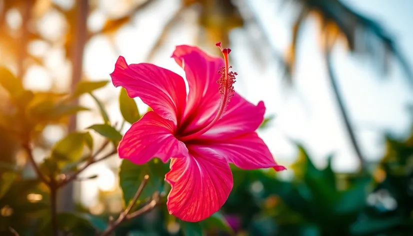 drawing a hibiscus flower