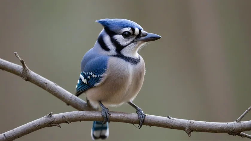 baby blue jay