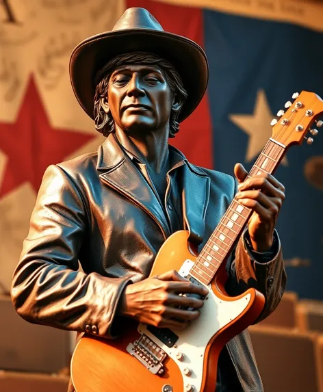 stevie ray vaughan statue