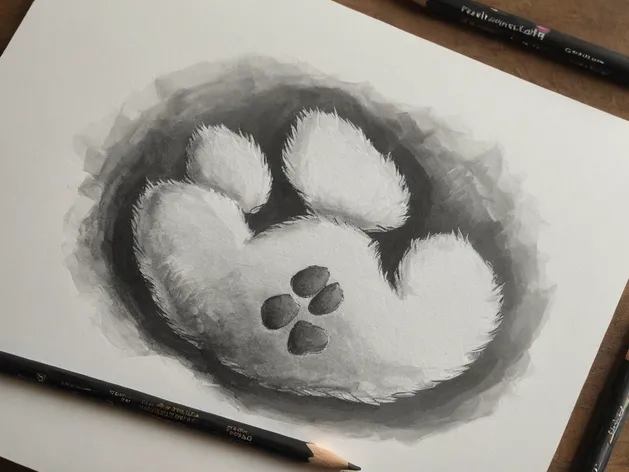 paw drawing