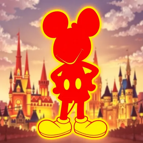 mickey mouse silhouette