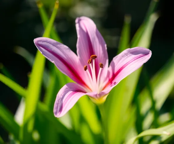 purple lily flower