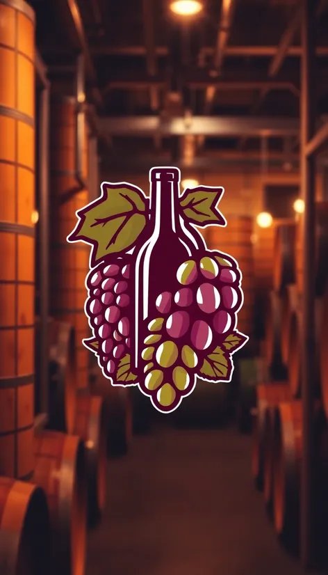 wine and hops logo