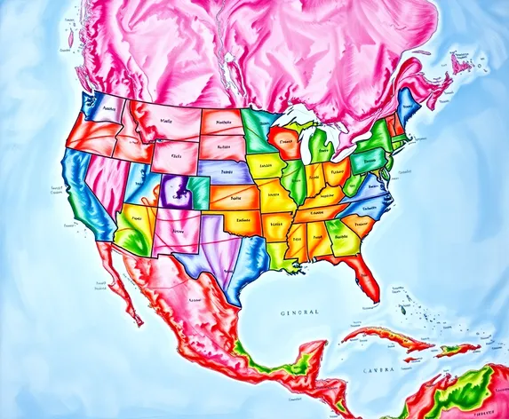 mapa de america