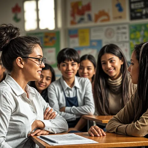 teachers teaching in class