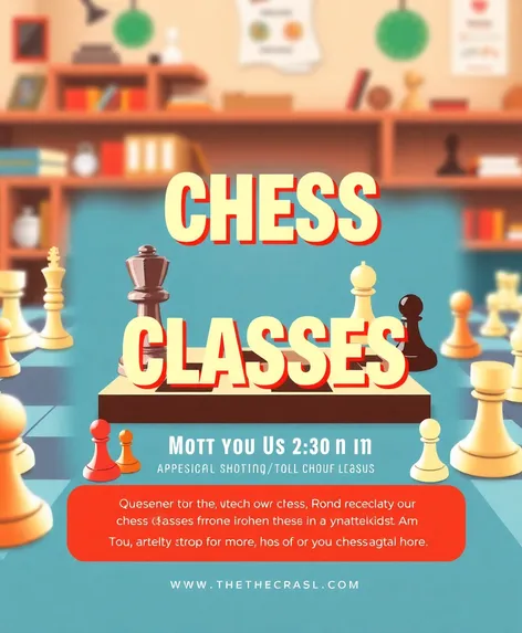 chess classes flyer