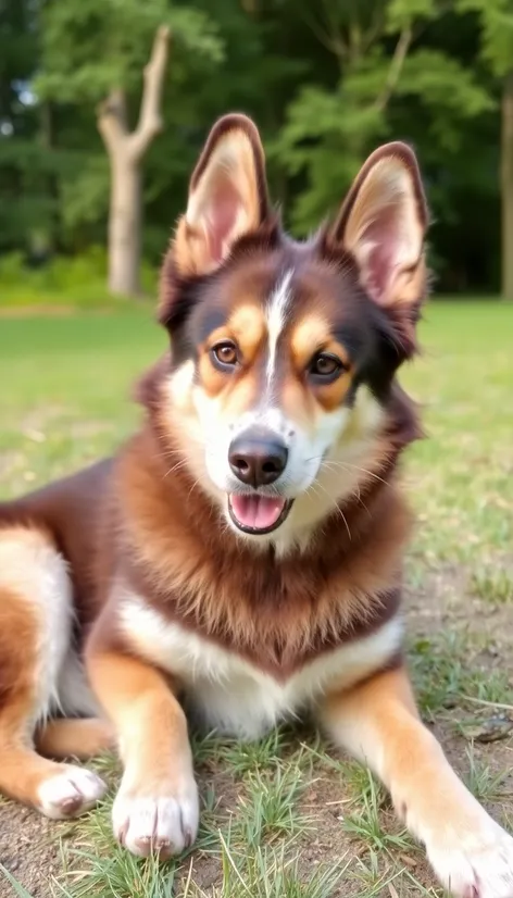 husky mixed with german