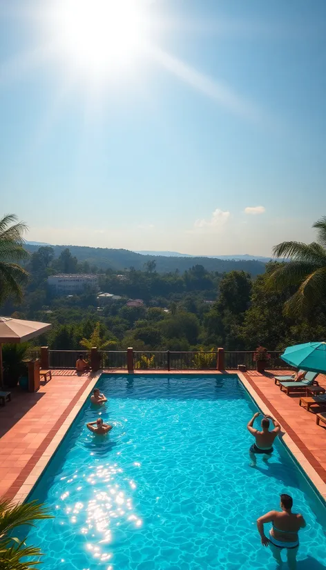 rectangle swimming pool