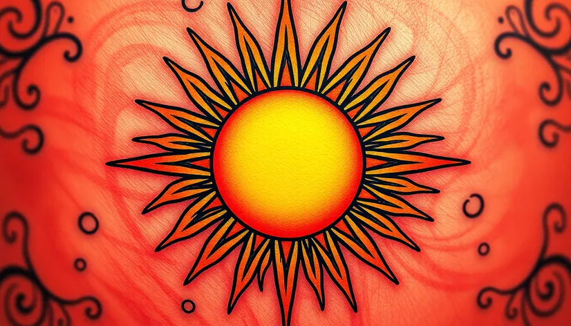 tribal sunshine tattoos