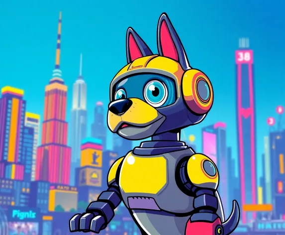 robot dog cartoon