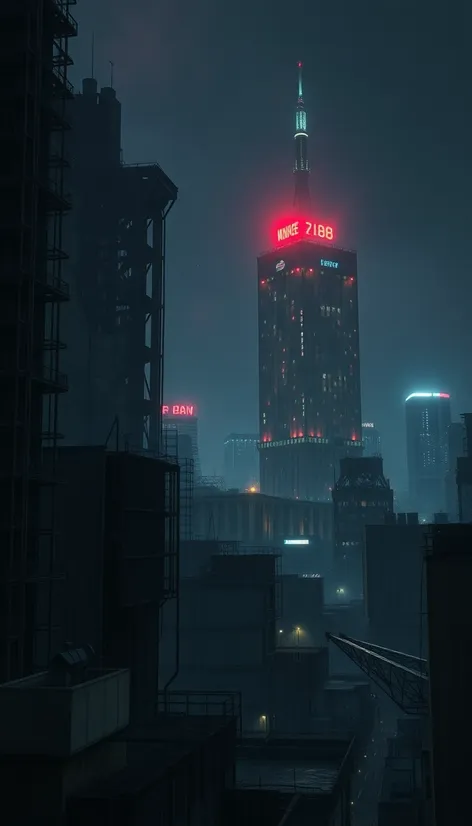 dystopian city