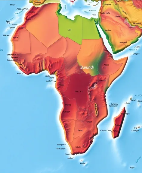 map africa burundi