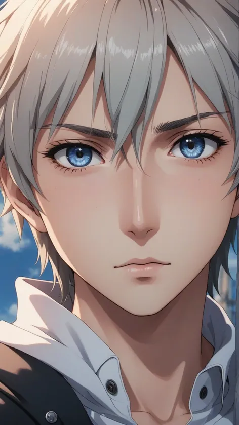 anime boy eyes