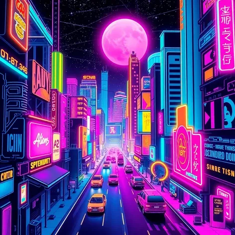 80s retro art