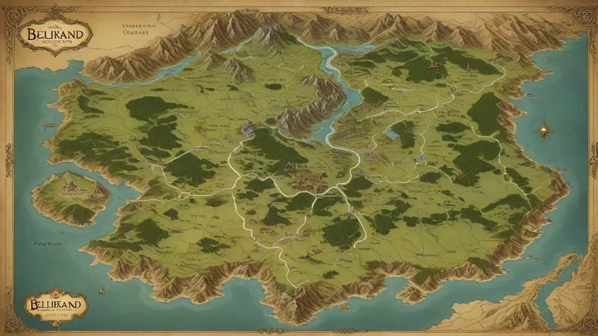 map of beleriand