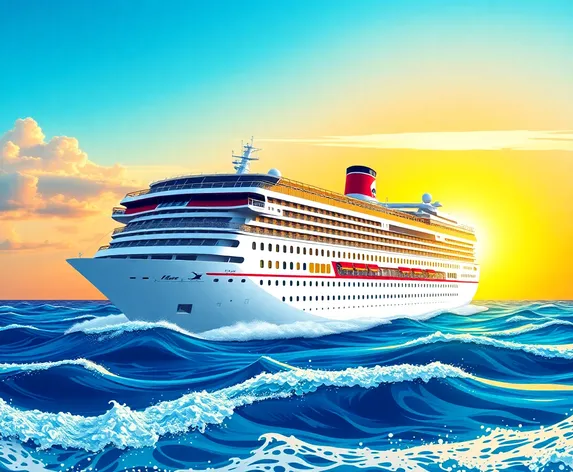 cruise ship clipart