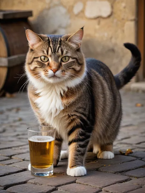 drunk cat