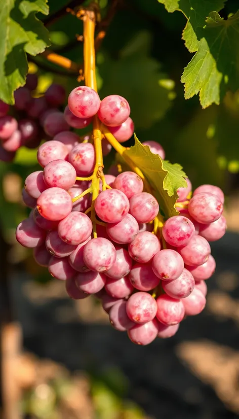 pink grapes