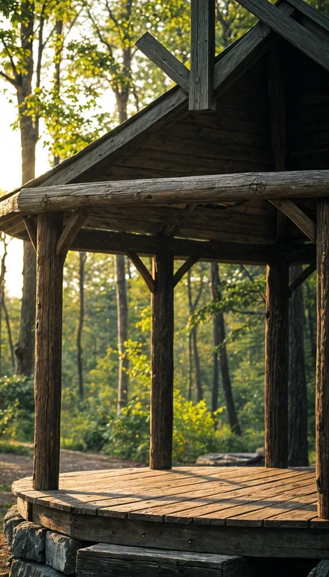 wood gazebo