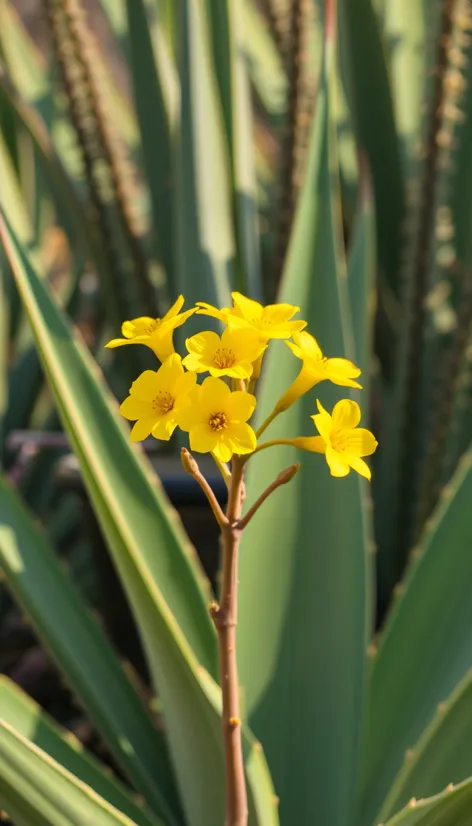 agave plant flower