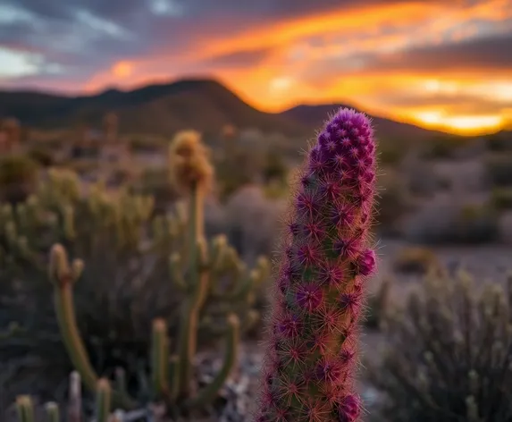 purple cactus