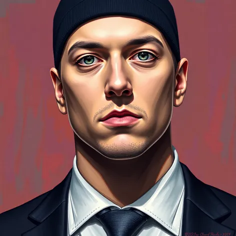 eminem in a suit