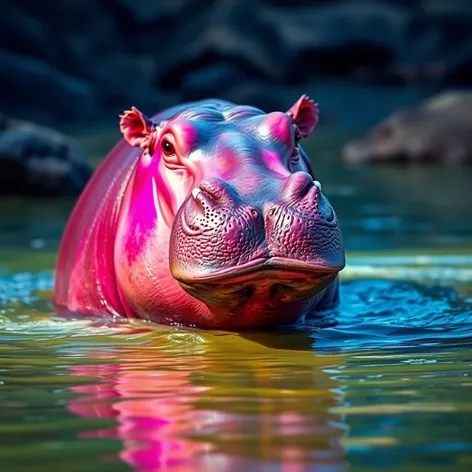 purple hippopotamus