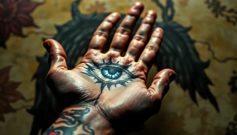 tattoo hand eye