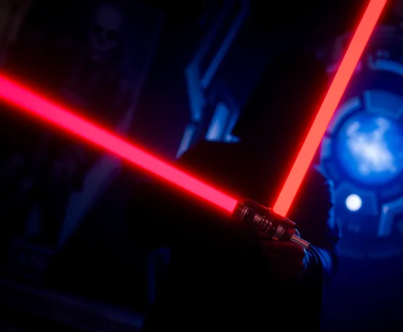 red lightsaber