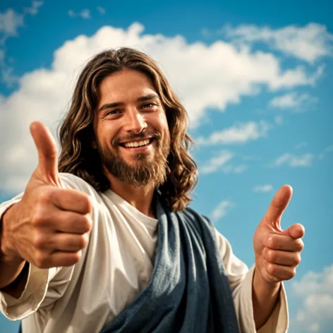 thumbs up jesus