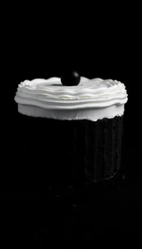 black and white cake