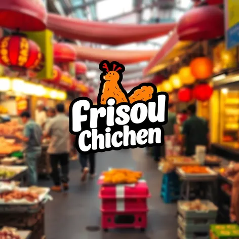 fried chicken logo